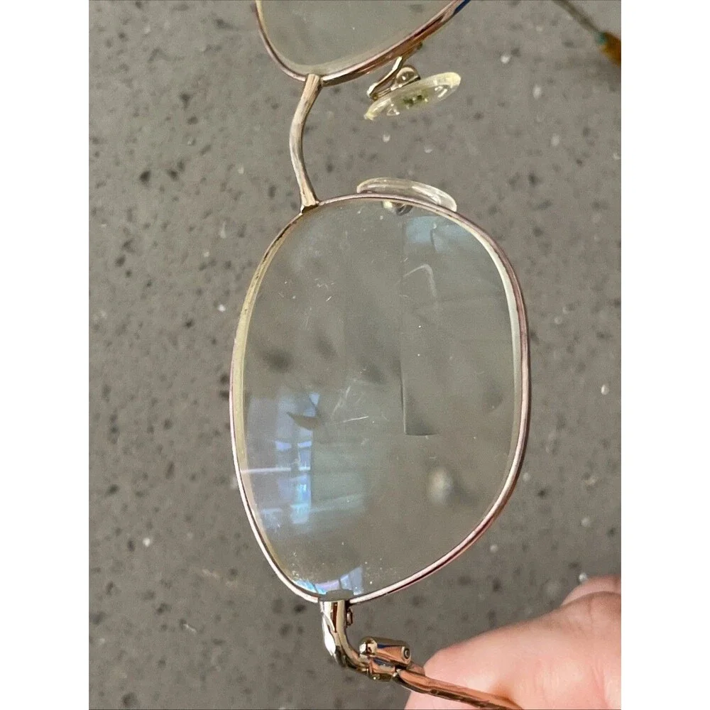 Laura Ashley Eyeglasses Frames ONLY Sally Harvest 50-18-130 Gold full rim vtg